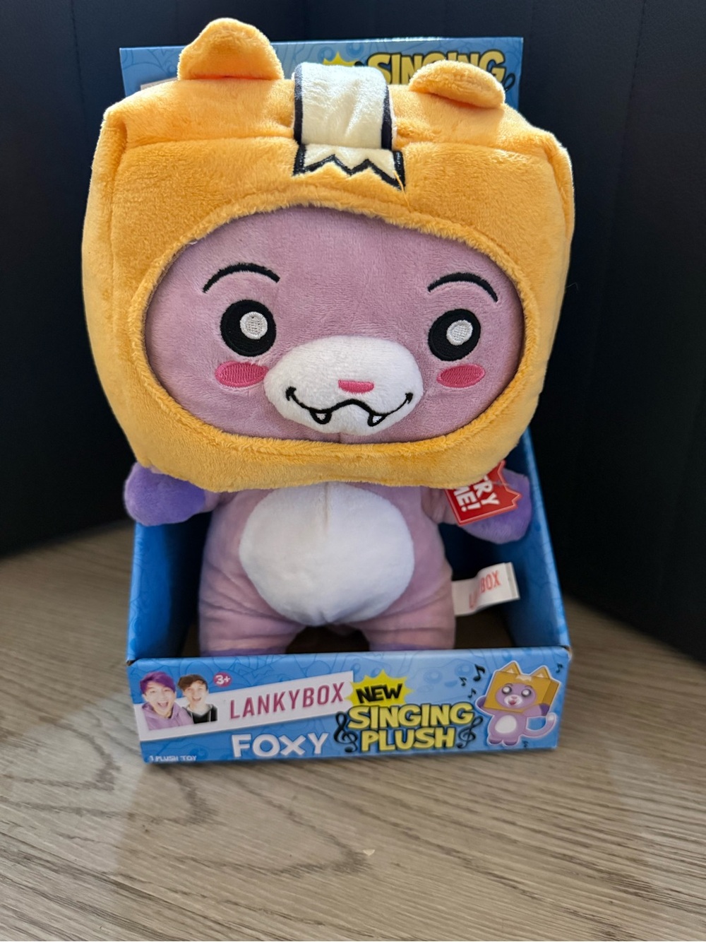 Foxy Singing Plush - Purple & Yellow